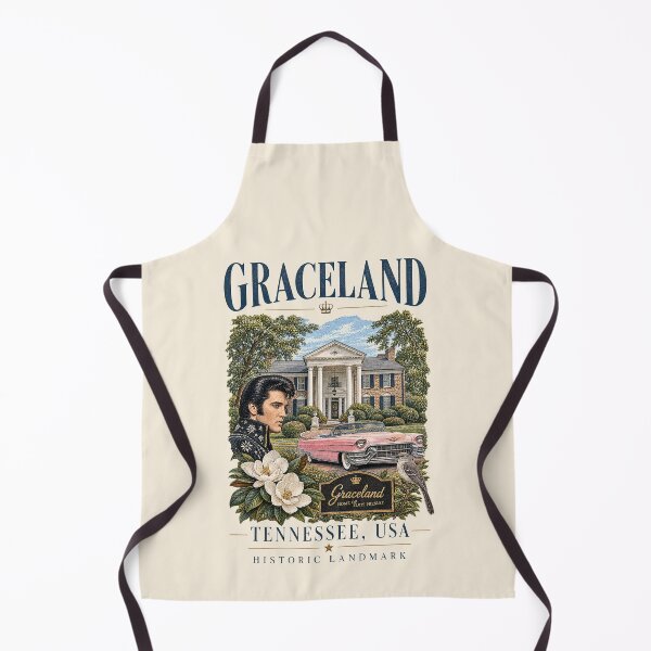 Item preview, Graceland, Tennessee, USA [Vintage Illustration] designed and sold by elektronen.