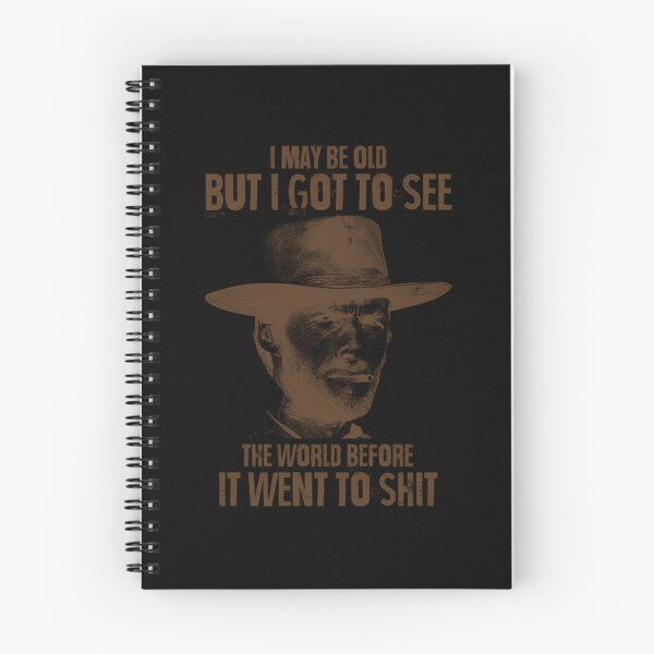 Item preview, I-May-Be-Old-But-I-Got-To-See-The-World-Before-It-Went-To-Shit---Clint-Eastwood-T-Shirt designed and sold by sorosiypaluck.