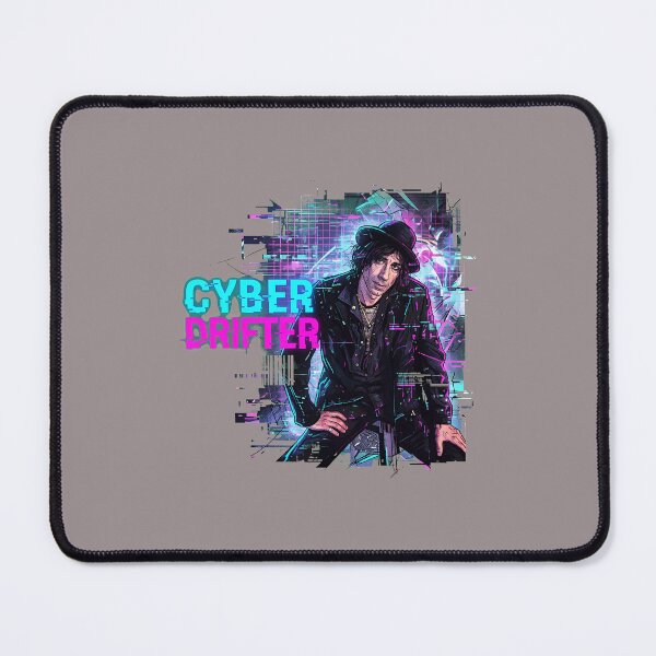 Item preview, Brooding Musician Portrait Hat Blue Background-20 designed and sold by NielsTeetzen.