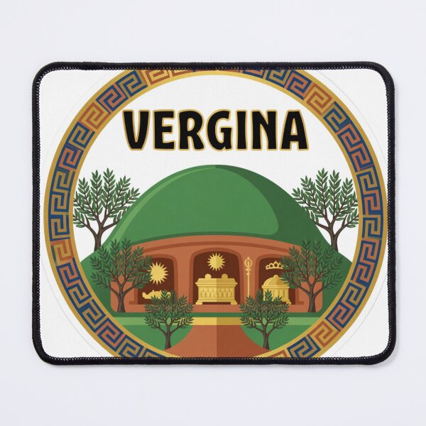 Item preview, Vergina Tombs Greece Sticker designed and sold by Imaginarium of Chaos falcon88 .