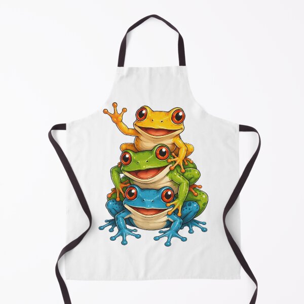 Item preview, Cute Colorful Frog Stack Funny Frog Lover Cartoon designed and sold by Aniverlia.