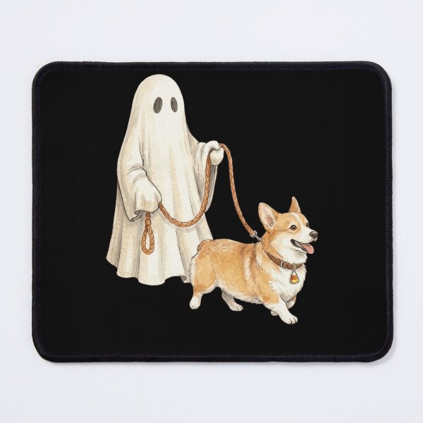 Item preview, Ghost Walking Corgi Halloween designed and sold by haitrieuic96.