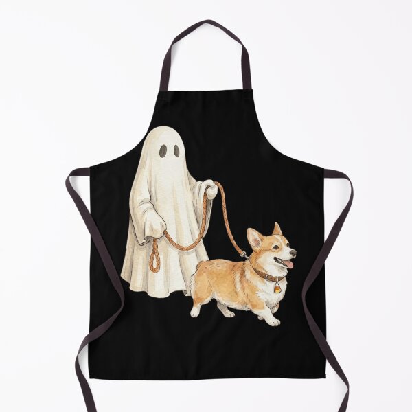 Item preview, Ghost Walking Corgi Halloween designed and sold by haitrieuic96.