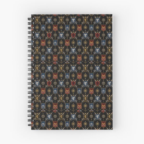 Item preview, Fantasy Guild Heraldry Pattern — Seamless Medieval Emblem Design designed and sold by The Digital Compass.