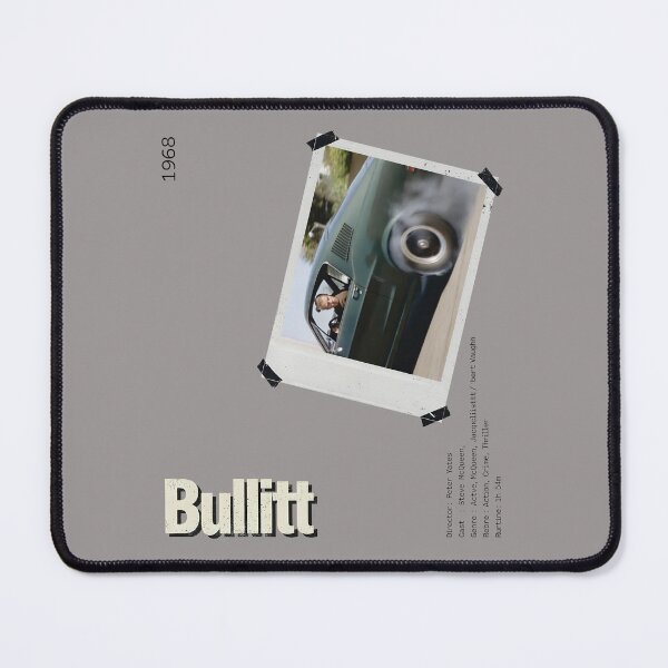 Item preview, Bullitt 1968 Movie Poster Polaroid Style-91 designed and sold by ShalethaTaylo.