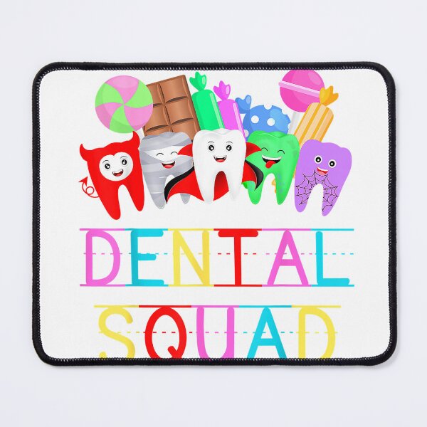 Item preview, Dental Squad Halloween Spooky Rainbow Candys Just Crew Floss T-Shirt designed and sold by RoReshop.