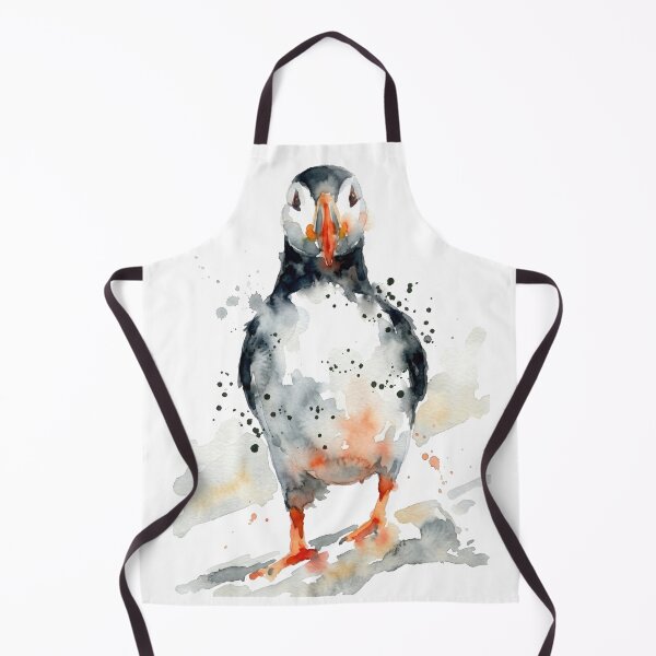 Item preview, Puffin, Black Splatter on White designed and sold by caracatita75.