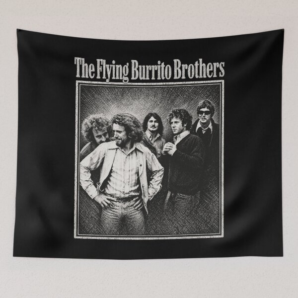 Item preview, The Flying Burrito Brothers designed and sold by FloraPlantTees.