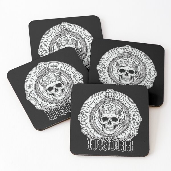Item preview, Wisdom Crowned Skull Pentagram Occult Dark Art designed and sold by mulliere.