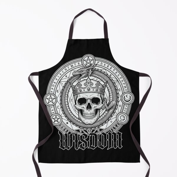 Item preview, Wisdom Crowned Skull Pentagram Occult Dark Art designed and sold by mulliere.