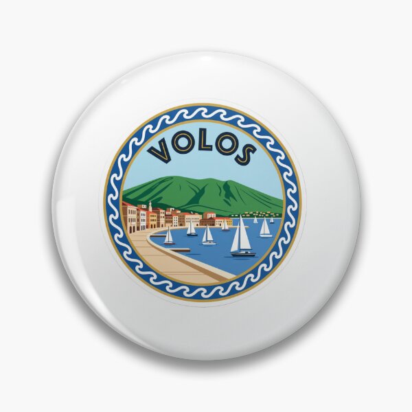 Item preview, Volos Harbor Greece Sticker designed and sold by Imaginarium of Chaos falcon88 .