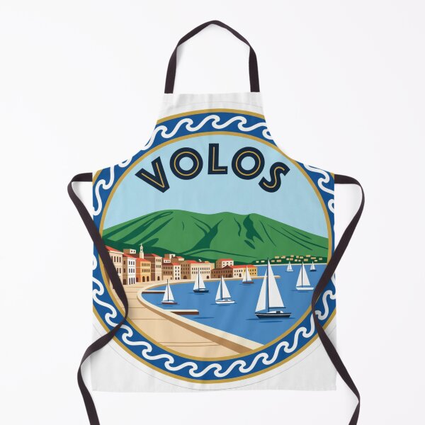 Item preview, Volos Harbor Greece Sticker designed and sold by Imaginarium of Chaos falcon88 .