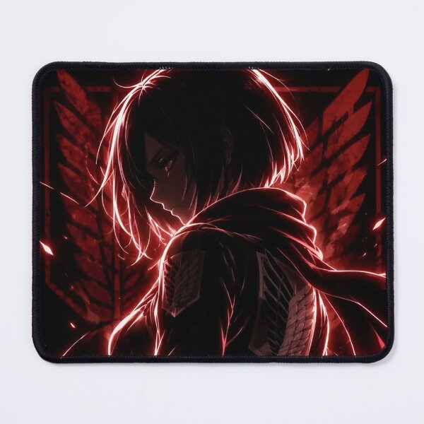 Item preview, Crimson Wings Warrior Anime Aesthetic – Red Glow Battle Scout designed and sold by Dyan4.