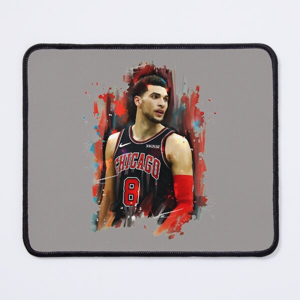 Item preview, Bulls Player #8 Artistic Portrait Tee-15 designed and sold by ShalethaTaylo.