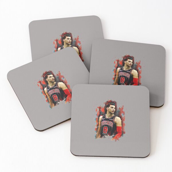 Item preview, Bulls Player #8 Artistic Portrait Tee-15 designed and sold by ShalethaTaylo.