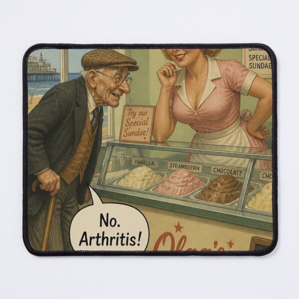 Item preview, Seaside Postcard: Ice Cream Shop designed and sold by halibutgoatramb.