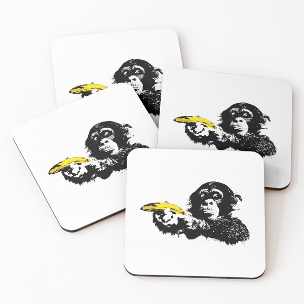 Item preview, Banksy Banana Monkey designed and sold by emmons-ulrike.