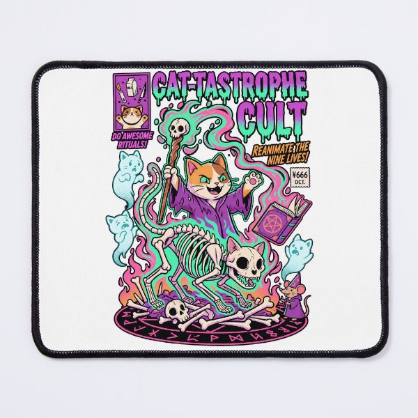 Item preview, Cat-Tastrophe Cult Reanimate Nine Lives designed and sold by tollaru.