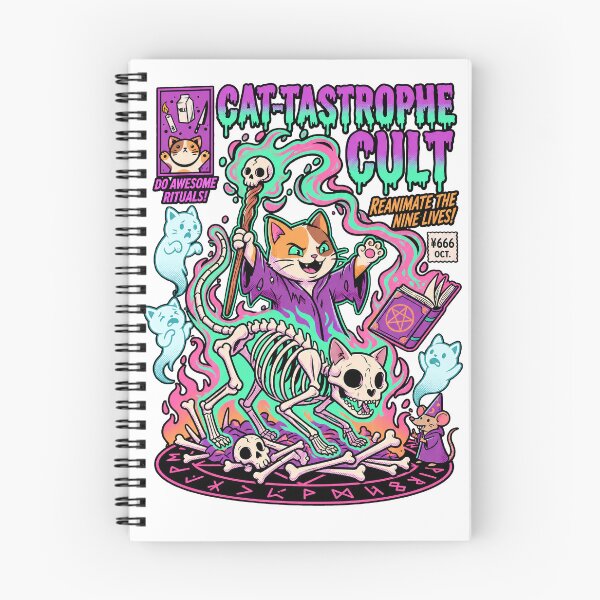 Item preview, Cat-Tastrophe Cult Reanimate Nine Lives designed and sold by tollaru.