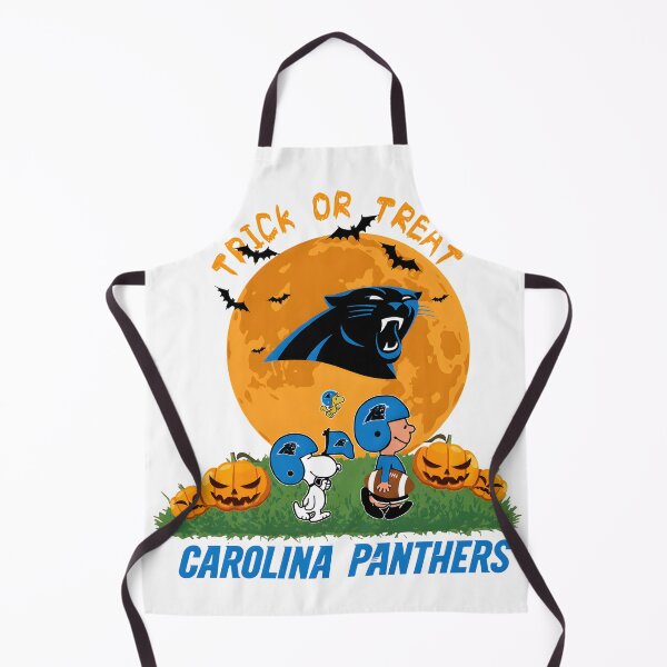 Item preview, Carolina Panthers Snoopy Charlie Brown Halloween Trick Treat Moon designed and sold by Kech-Stoore.