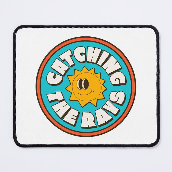 Item preview, Catching The Rays Retro Sun Sticker designed and sold by Vision Crafted.