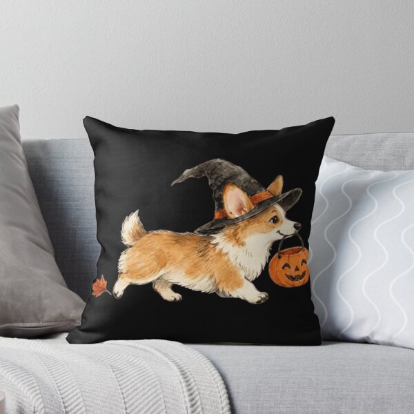 Item preview, Witch Corgi Trick Or Treat designed and sold by haitrieuic96.