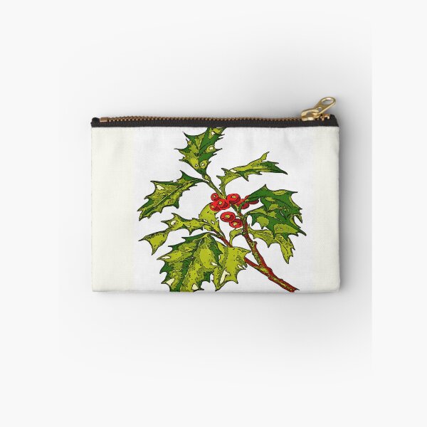 Item preview, Black Outline Art Of Christmas Holly designed and sold by taiche.