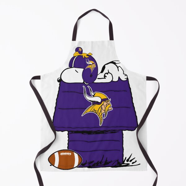 Item preview, Vikings Snoopy Woodstock Dog House Football Yellow designed and sold by Kech-Stoore.