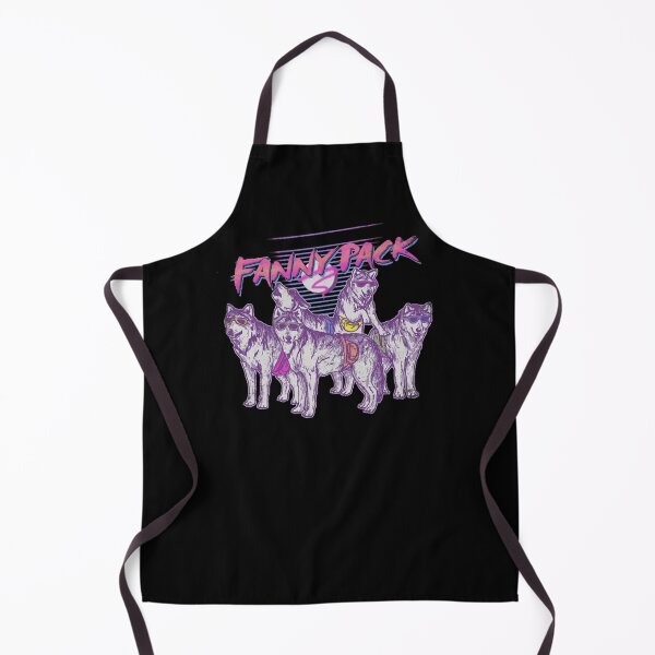 Item preview, Funny Retro 1980s Wolves Wearing Fanny Packs designed and sold by NoemiRiel.