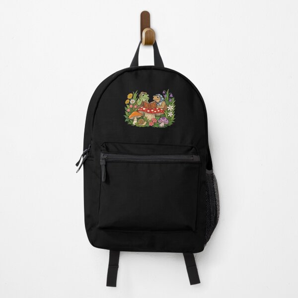 Item preview, Cute Frog And Turtle Reading Together Mushroom Woodland designed and sold by Aniverlia.