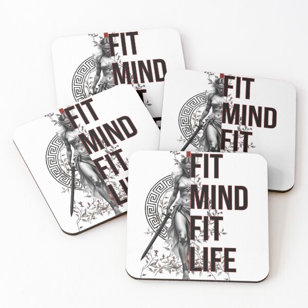 Item preview, Fit Mind Fit Life Warrior Woman designed and sold by DarkbyNik.