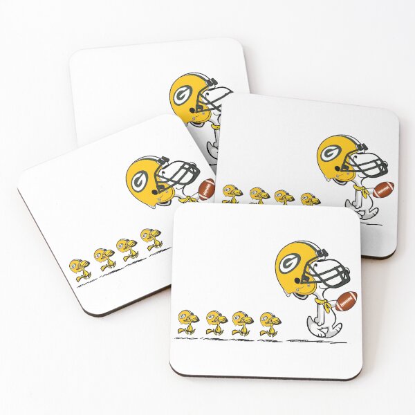 Item preview, Snoopy Woodstock Football Green Bay Packers designed and sold by Kech-Stoore.