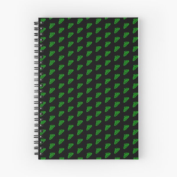 Item preview, Lime Doodle Pepperoni Pizza Slice Design designed and sold by pattern-archive.