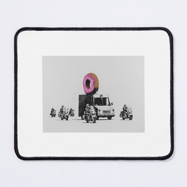 Item preview, Banksy Donuts Strawberry Art designed and sold by emmons-ulrike.