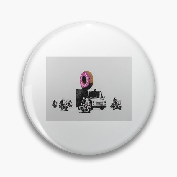 Item preview, Banksy Donuts Strawberry Art designed and sold by emmons-ulrike.