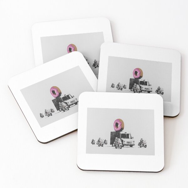 Item preview, Banksy Donuts Strawberry Art designed and sold by emmons-ulrike.