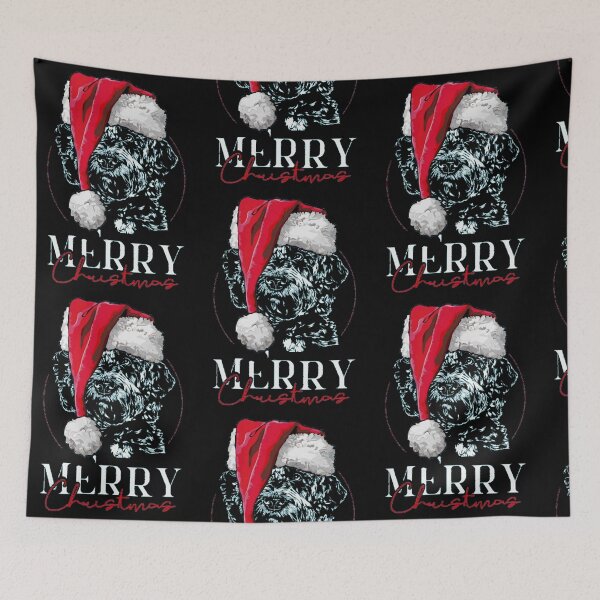 Item preview, Cute Christmas Puppy Santa Hat Winter Holiday designed and sold by NoemiRiel.