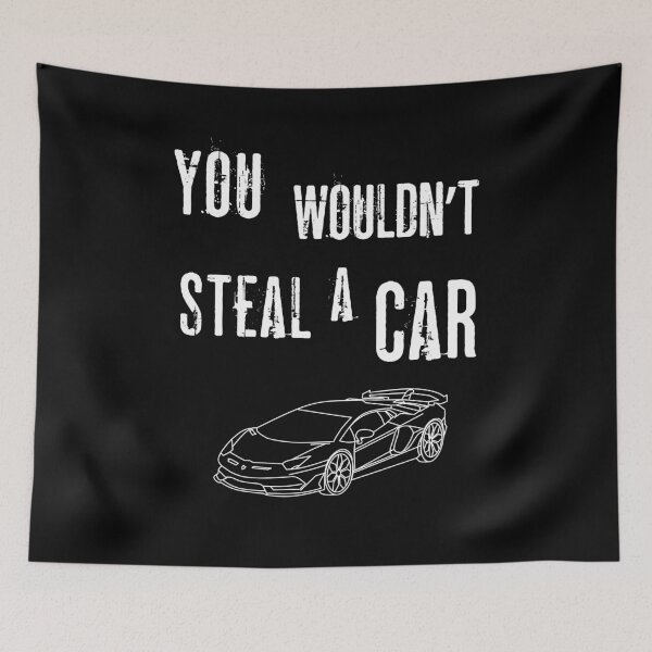 Item preview, You Wouldn't Steal A Car Anti-Piracy Ad designed and sold by LoveSeasonz.