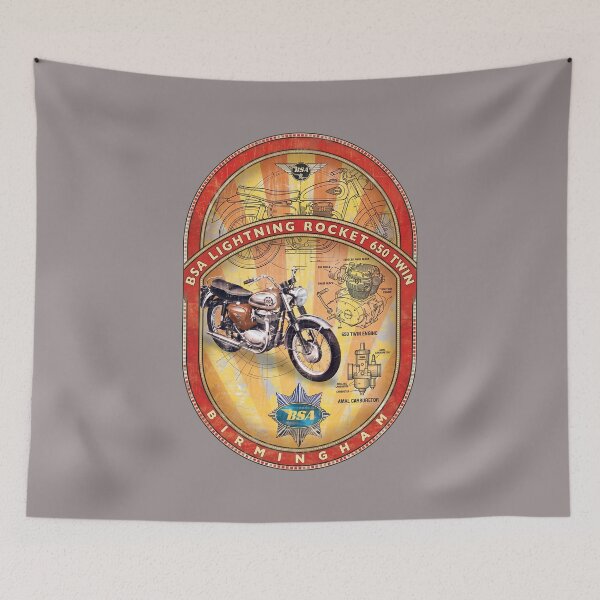 Item preview, BSA Lightning Rocket 650 Twin Vintage Bike-36 designed and sold by NielsTeetzen.