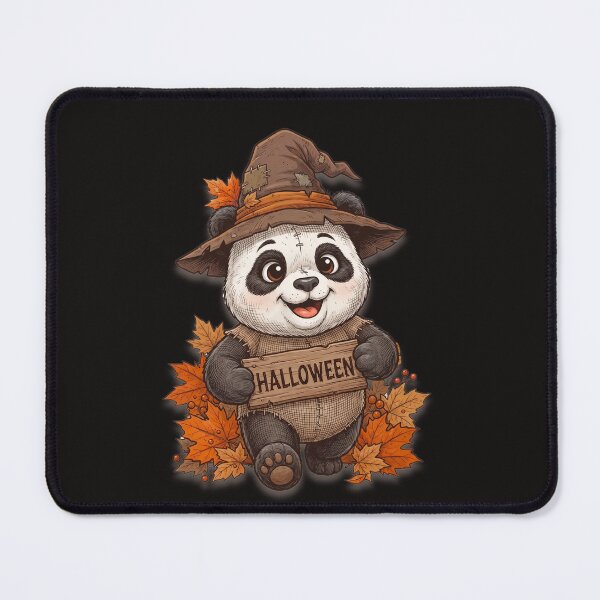Item preview, Cute Spooky Halloween Panda Wizard Autumn Leaves designed and sold by EnginerdStudio.