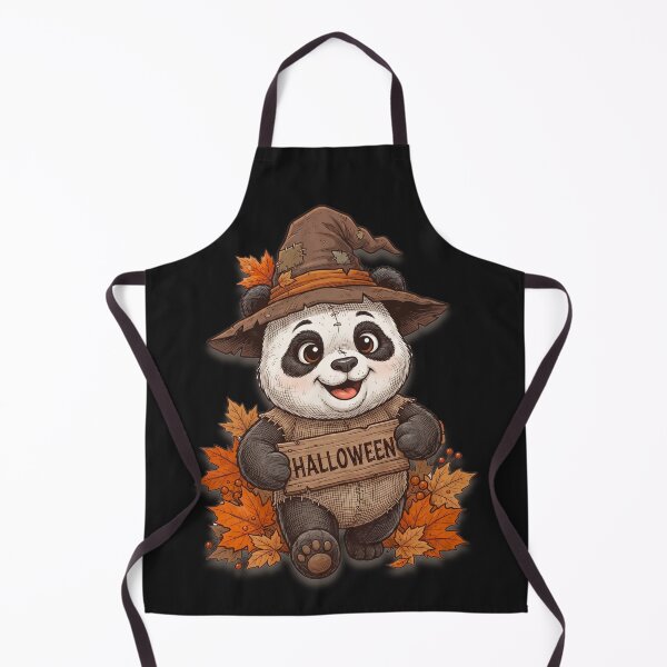 Item preview, Cute Spooky Halloween Panda Wizard Autumn Leaves designed and sold by EnginerdStudio.