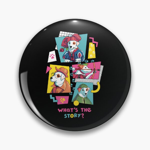 Item preview, Wishbone Dog What's The Story Nostalgic 90s Art designed and sold by virelleelowen98.