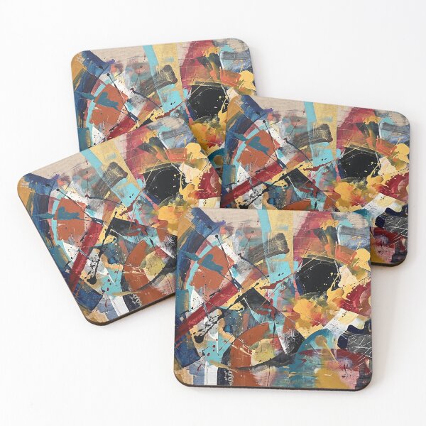 Item preview, Dynamic Rhythm - Modern Expressive Abstract Art designed and sold by ArtworkNorth.