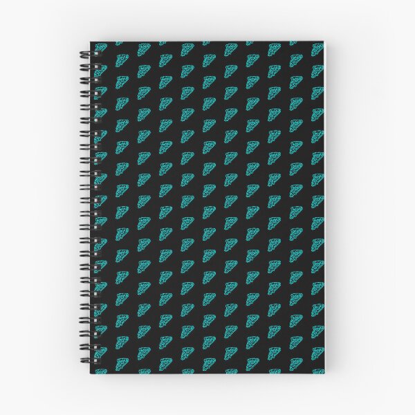 Item preview, Cyan Doodle Pepperoni Pizza Slice Design designed and sold by pattern-archive.