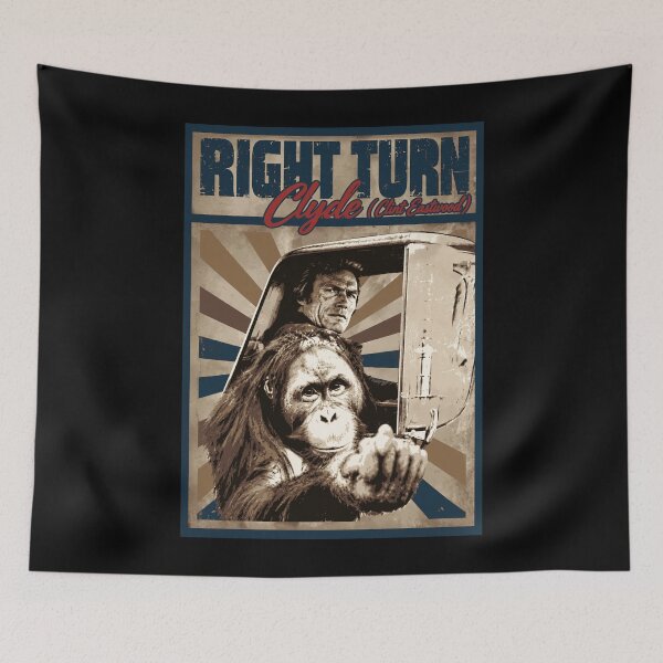Item preview, Right Turn Clyde (Clint Eastwood) designed and sold by VerdePlantTees.