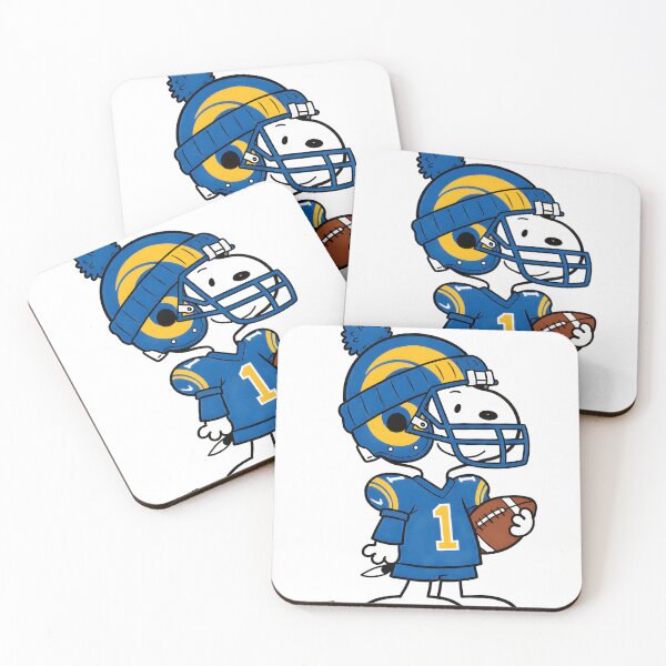 Item preview, Snoopy Football Player Los Angeles Rams designed and sold by Kech-Stoore.