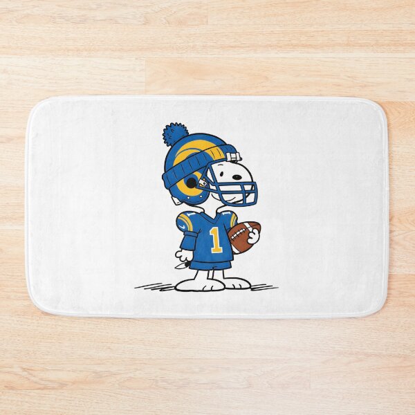 Item preview, Snoopy Football Player Los Angeles Rams designed and sold by Kech-Stoore.