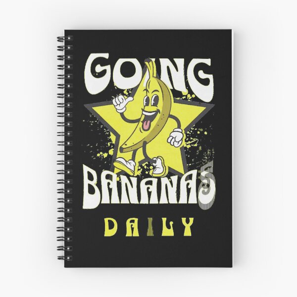 Item preview, Funny Going Bananas Daily Yellow Star Cartoon designed and sold by NoemiRiel.