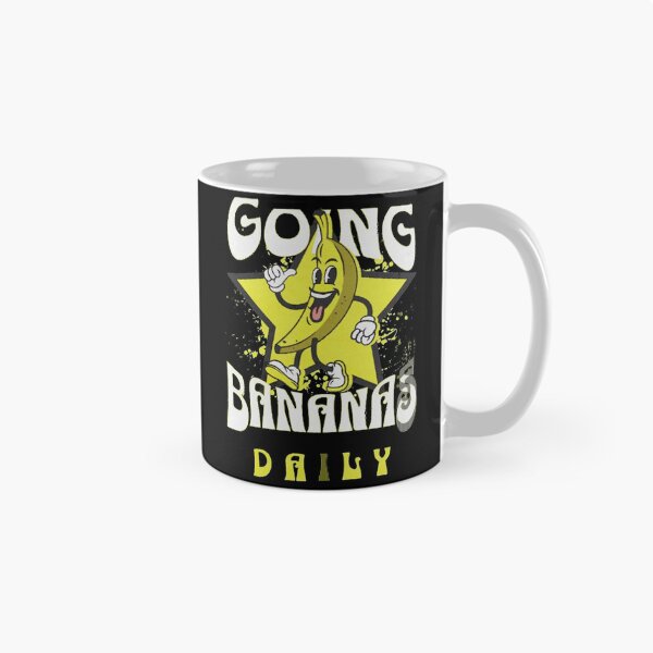 Item preview, Funny Going Bananas Daily Yellow Star Cartoon designed and sold by NoemiRiel.