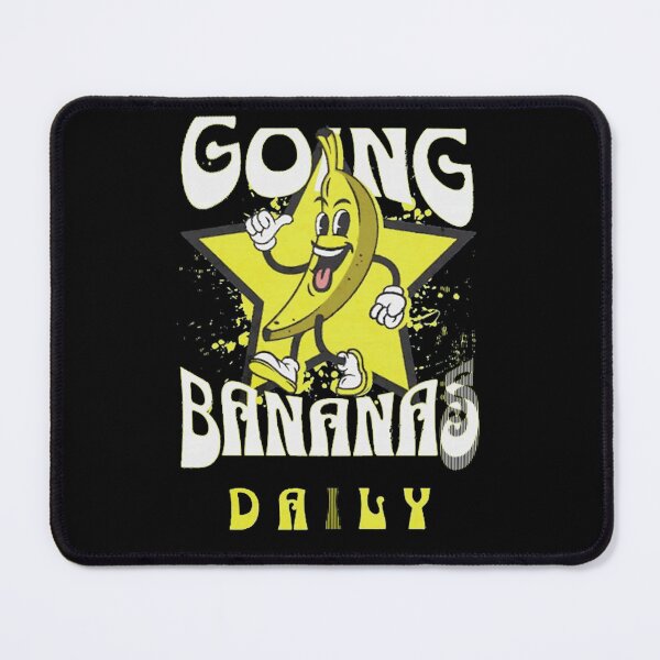 Item preview, Funny Going Bananas Daily Yellow Star Cartoon designed and sold by NoemiRiel.